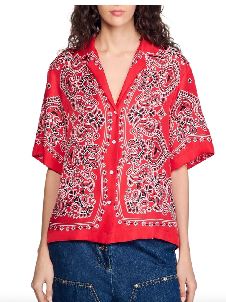 Bandana Print Shirt